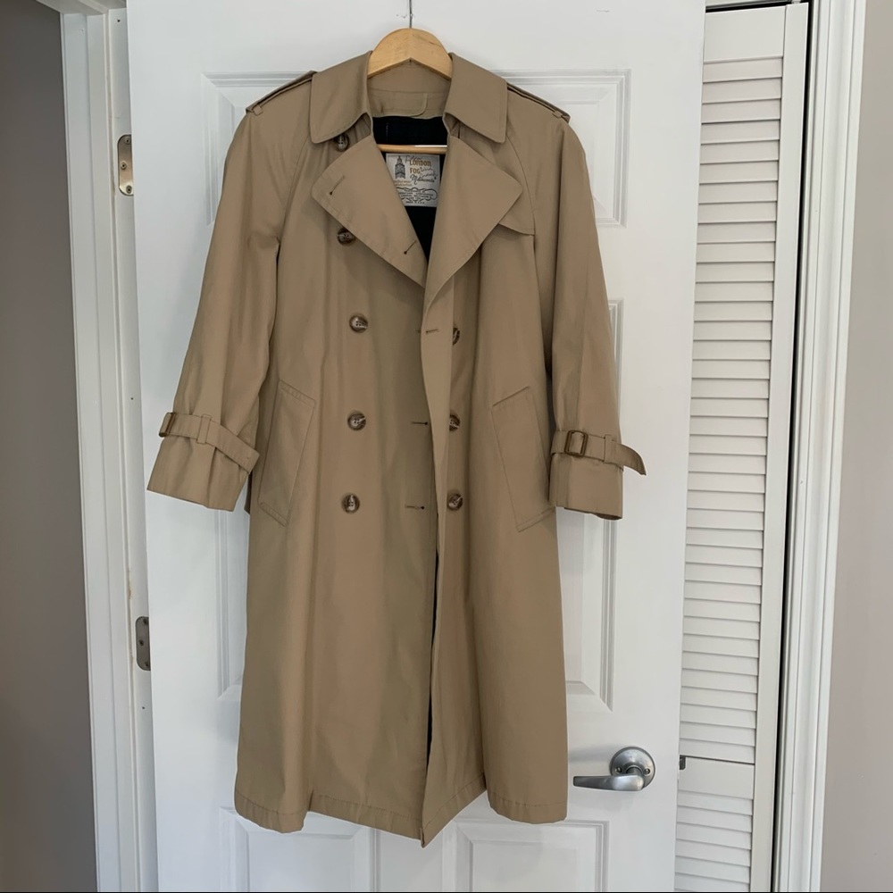 London Fog Lined Trench Coat